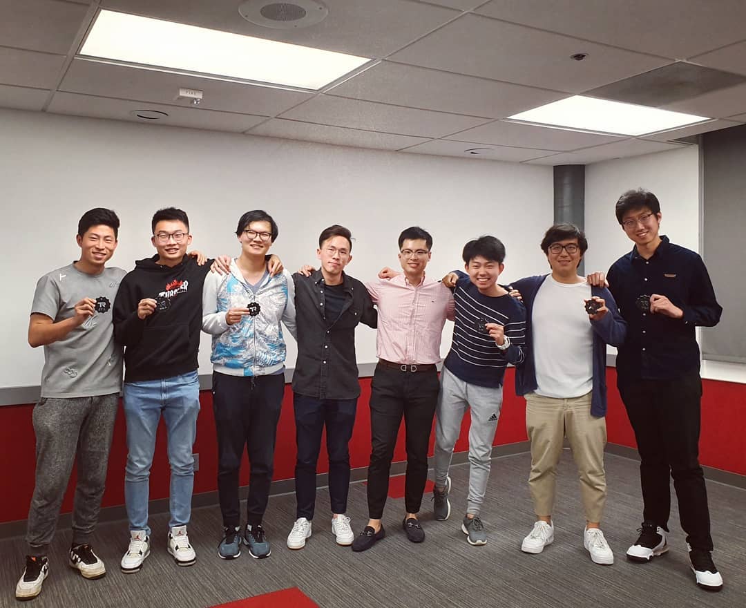 The founding members of Triton Robotics