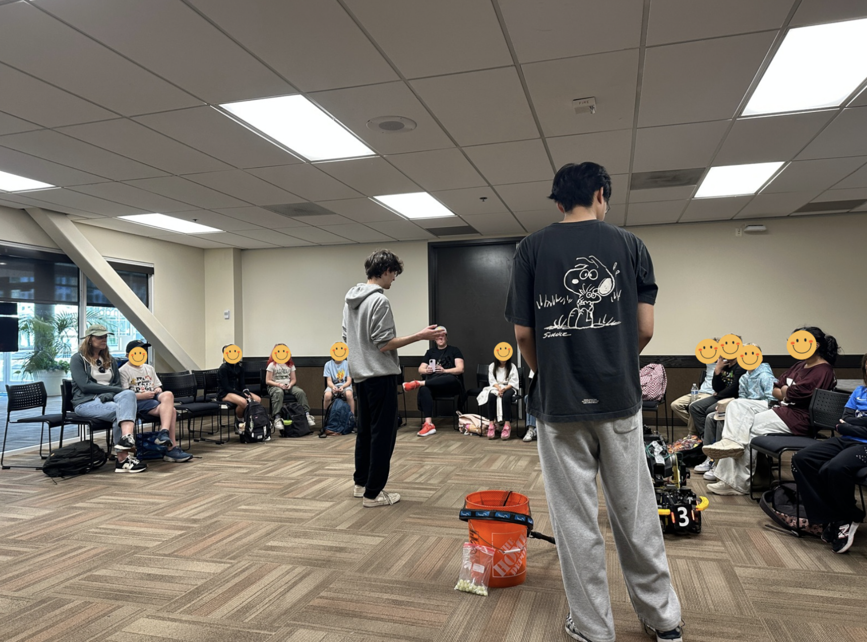 Triton Robotics collaborating with the Eta Kappa Nu honors society
