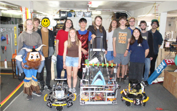 Triton Robotics visiting the Viking Robotics FRC team